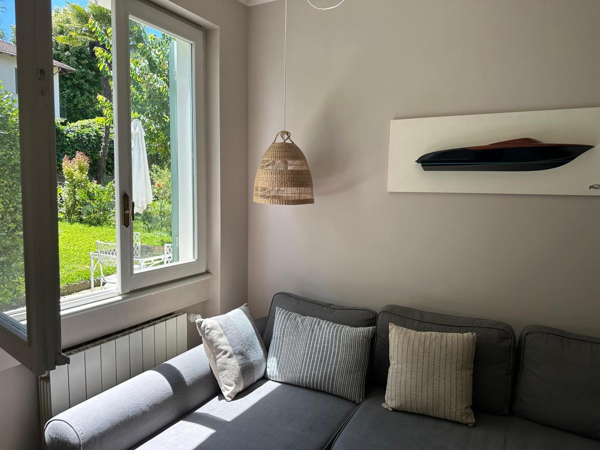 Casa Del Custode: Renovated Flat With Garden In A Villa Near The Lake Stresa Zewnętrze zdjęcie